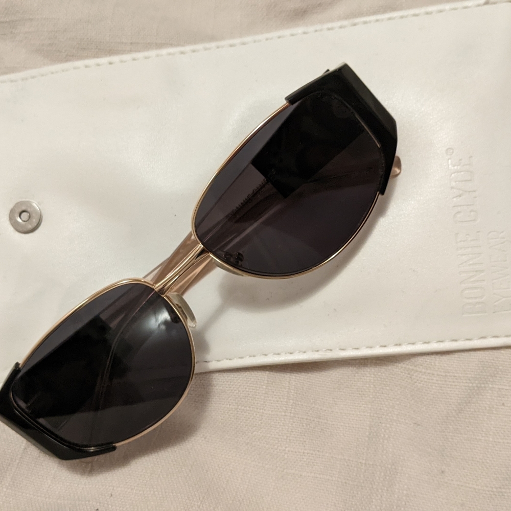Phlemuns x Bonnie Clyde archive sunglasses in Black